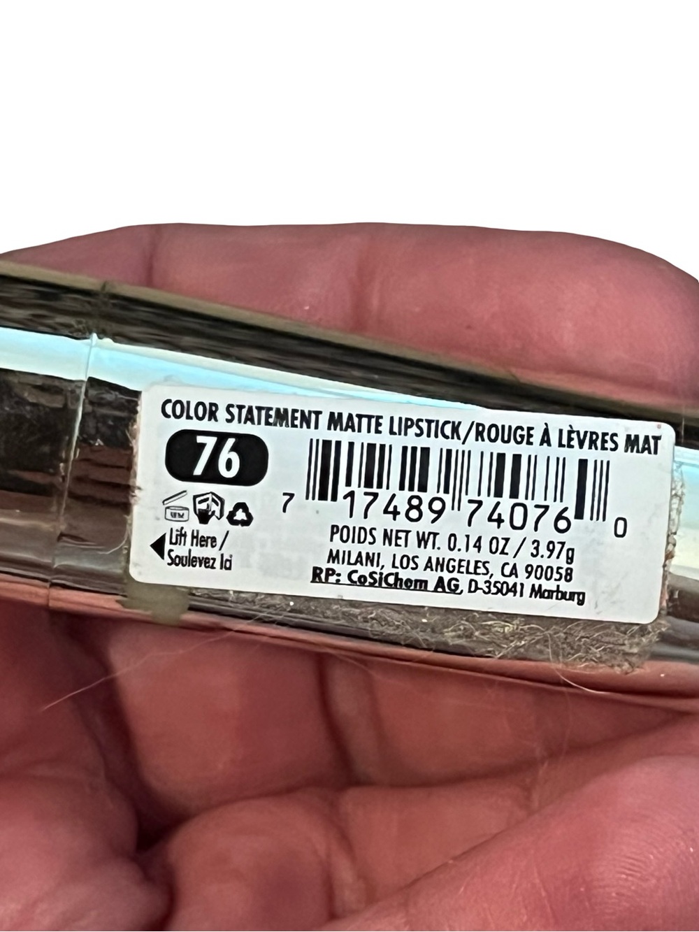 Milani Color Statement Matte Lipstick - Shade 76 FINAL PRICE DROP